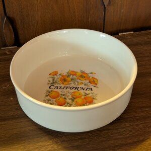 Vintage California Souvenir Dish/Bowl by Papel